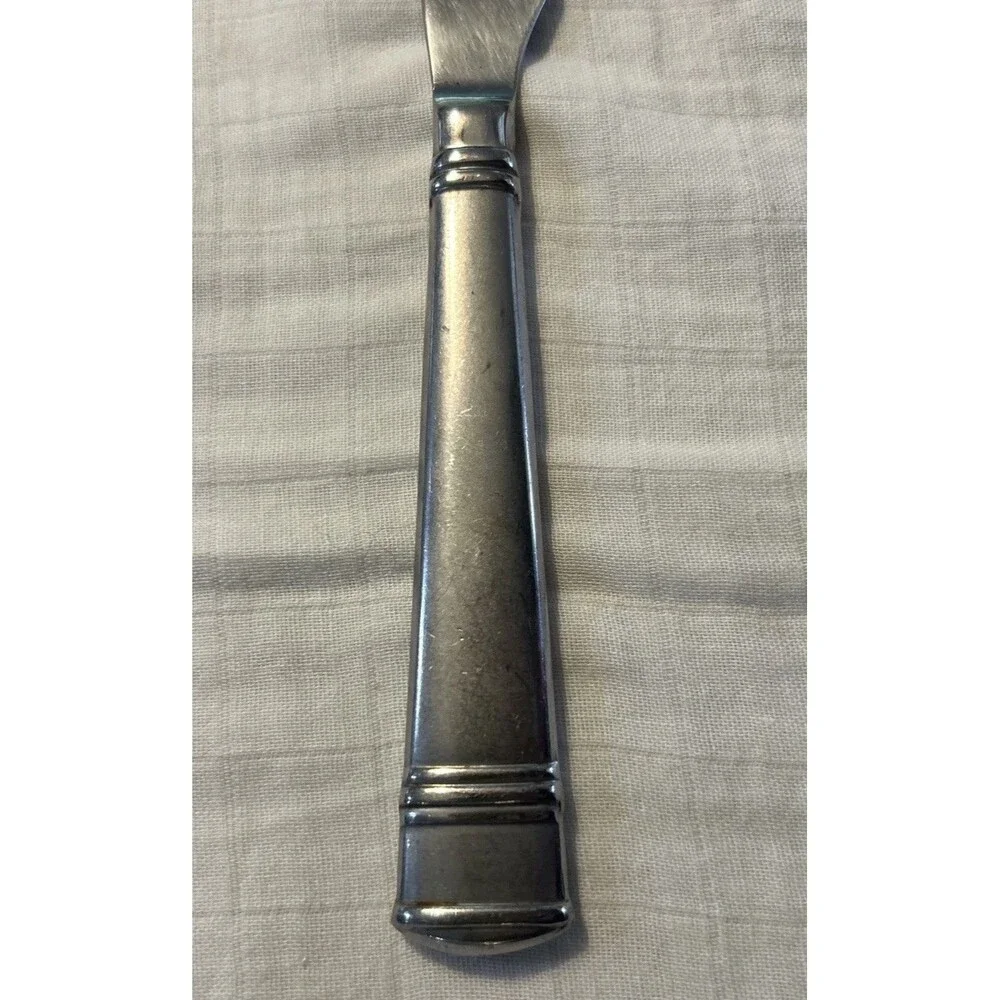 Oneida TIRAMISU Dinner Knife Set Of 11 Stainless Frosted Handle Silverware